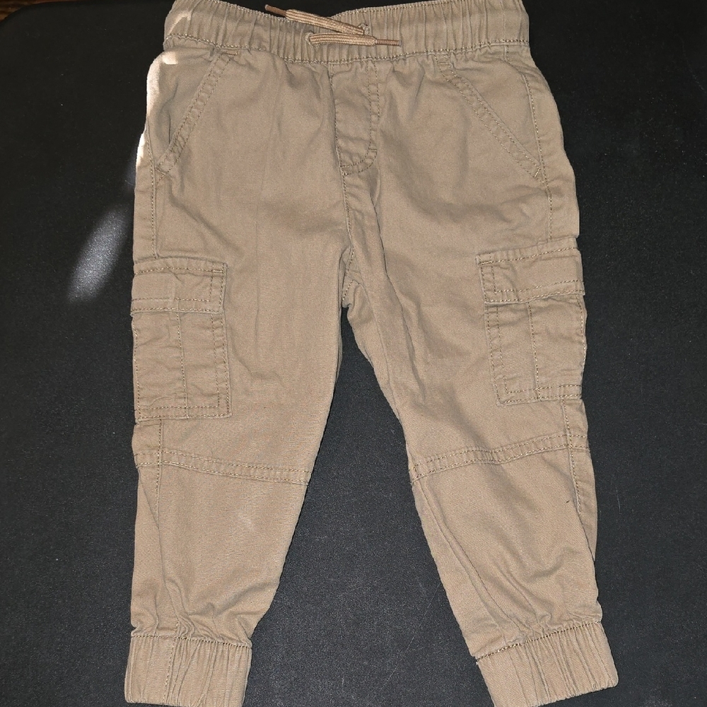 Wonder Nation Tan Jogger Sweatpants Casual Comfort